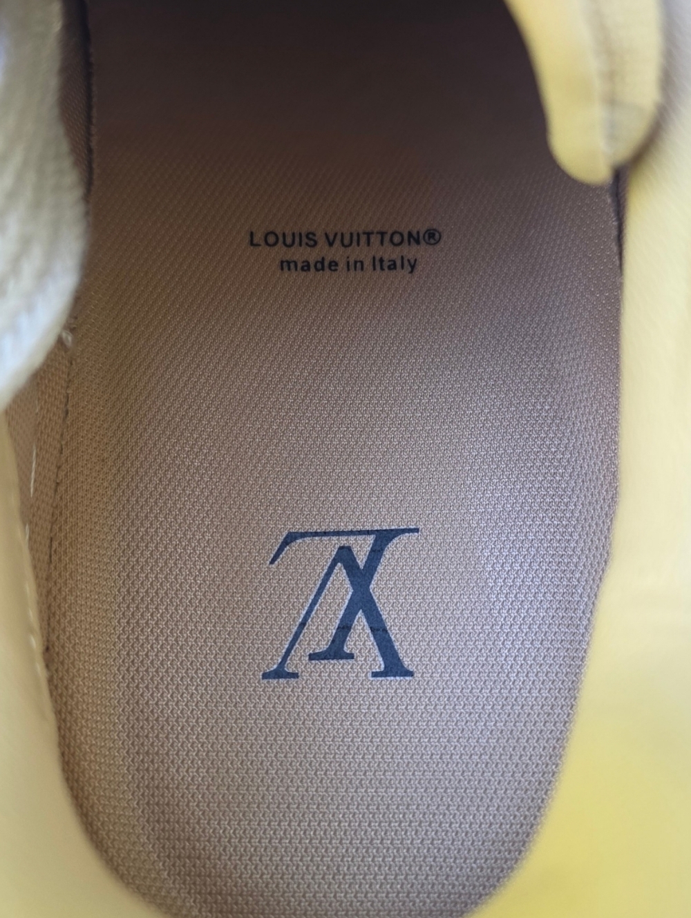 Louis Vuitton Beige Tilted Low-Top Sneakers Size US 11 / EU 45 - Picture 10 of 13